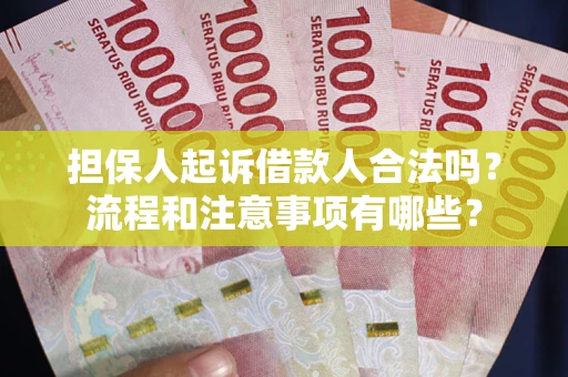 济南担保人起诉借款人合法吗？流程和注意事项有哪些？