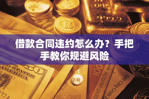 济南借款合同违约怎么办？手把手教你规避风险