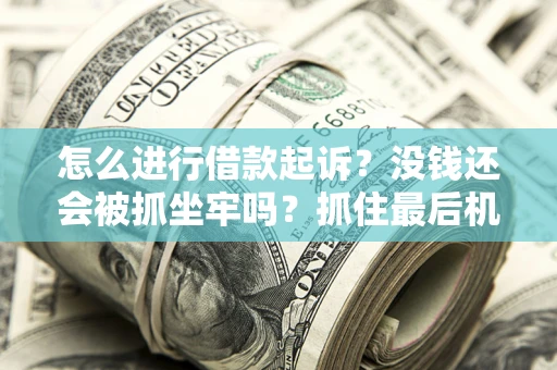 济南怎么进行借款起诉？没钱还会被抓坐牢吗？抓住最后机会！