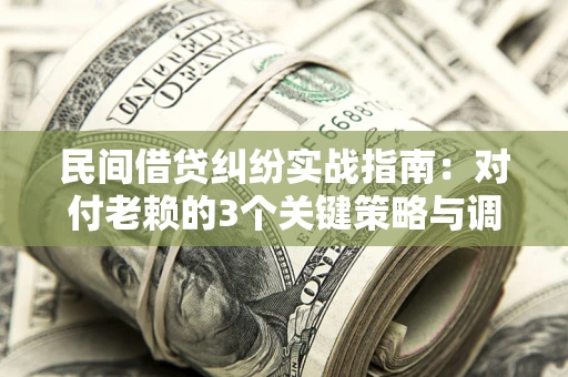 济南民间借贷纠纷实战指南：对付老赖的3个关键策略与调解盲区解析