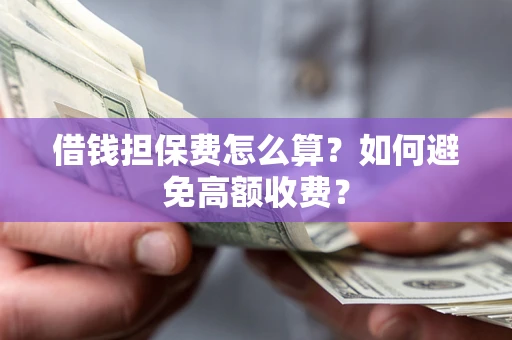 济南借钱担保费怎么算？如何避免高额收费？